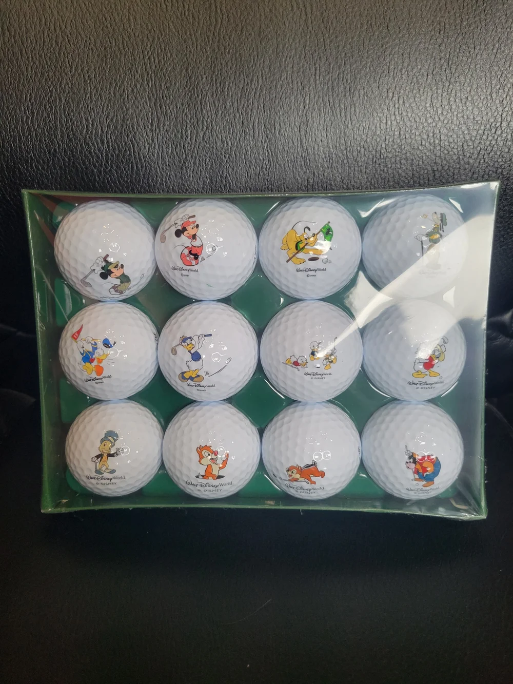 Vintage Disney Character Pinnacle Golf Ball Set - 12 Pack